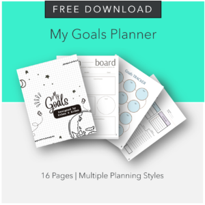 FREE Digital Download: My Goal Tracker by Ethan & Aidan